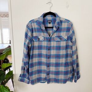 Men's Patagonia Fjord Flannel Button Down Sz M